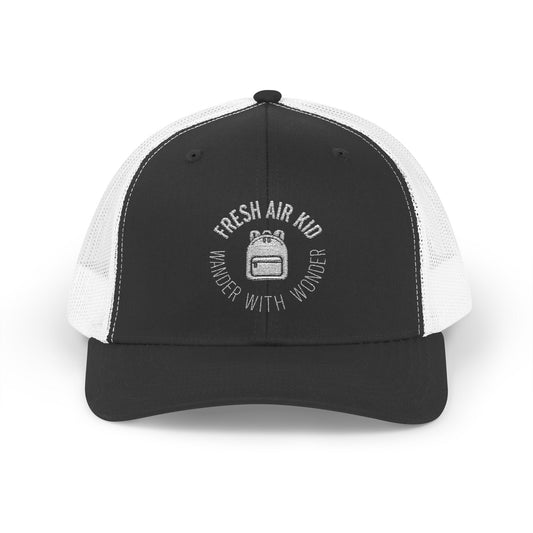 Fresh Air Kid Snapback Trucker Cap