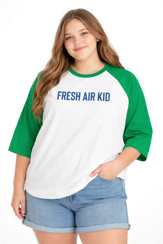 Fresh Air Kid Baseball Tee